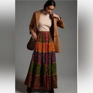 Farm Rio Burton front skirt